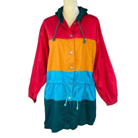 Wear It Now Women One Size Drawstring Waist And Hood Jacket - Picture 2 of 16